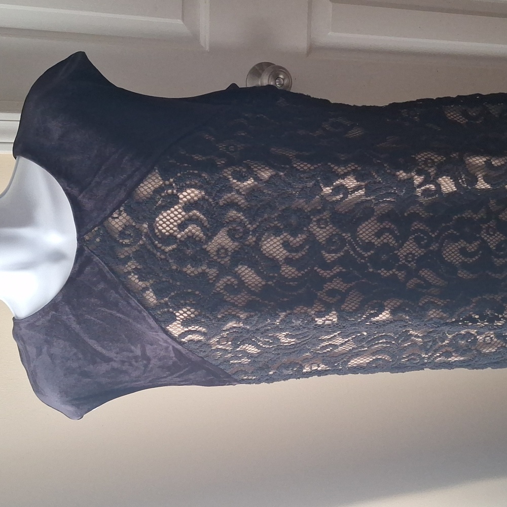 Cato Black Sleeveless Cocktail Dress